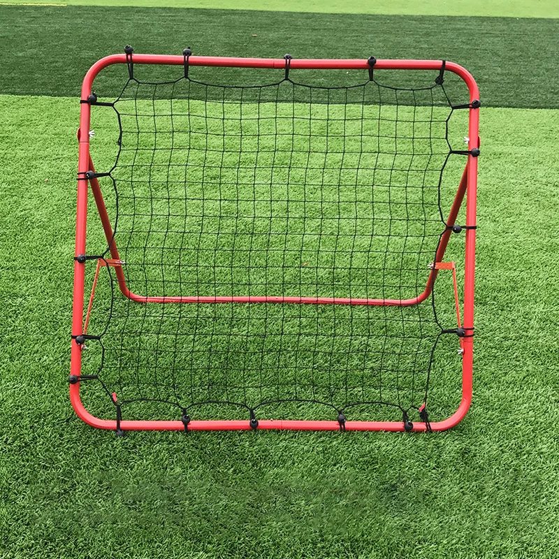 Practical Football Rebound Net Bounce Net Hockey Tennis Trainer Retractable Height Adjustment Children Soccer Training Equipment