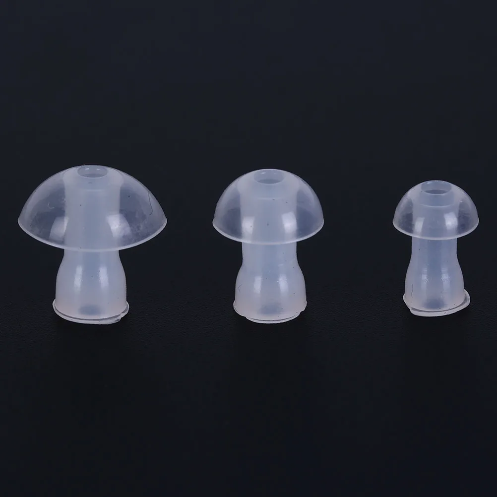 4PCS/lot 6mm/10mm/15mm Hearing Aid Domes Ear Plugs Ear Tips For Hearing Aids