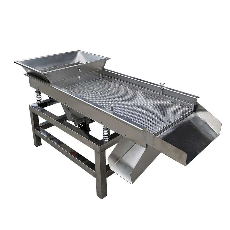 振動スクリーニング機選別機ステンレス鋼シーフード振動スクリーン全自動分離装置