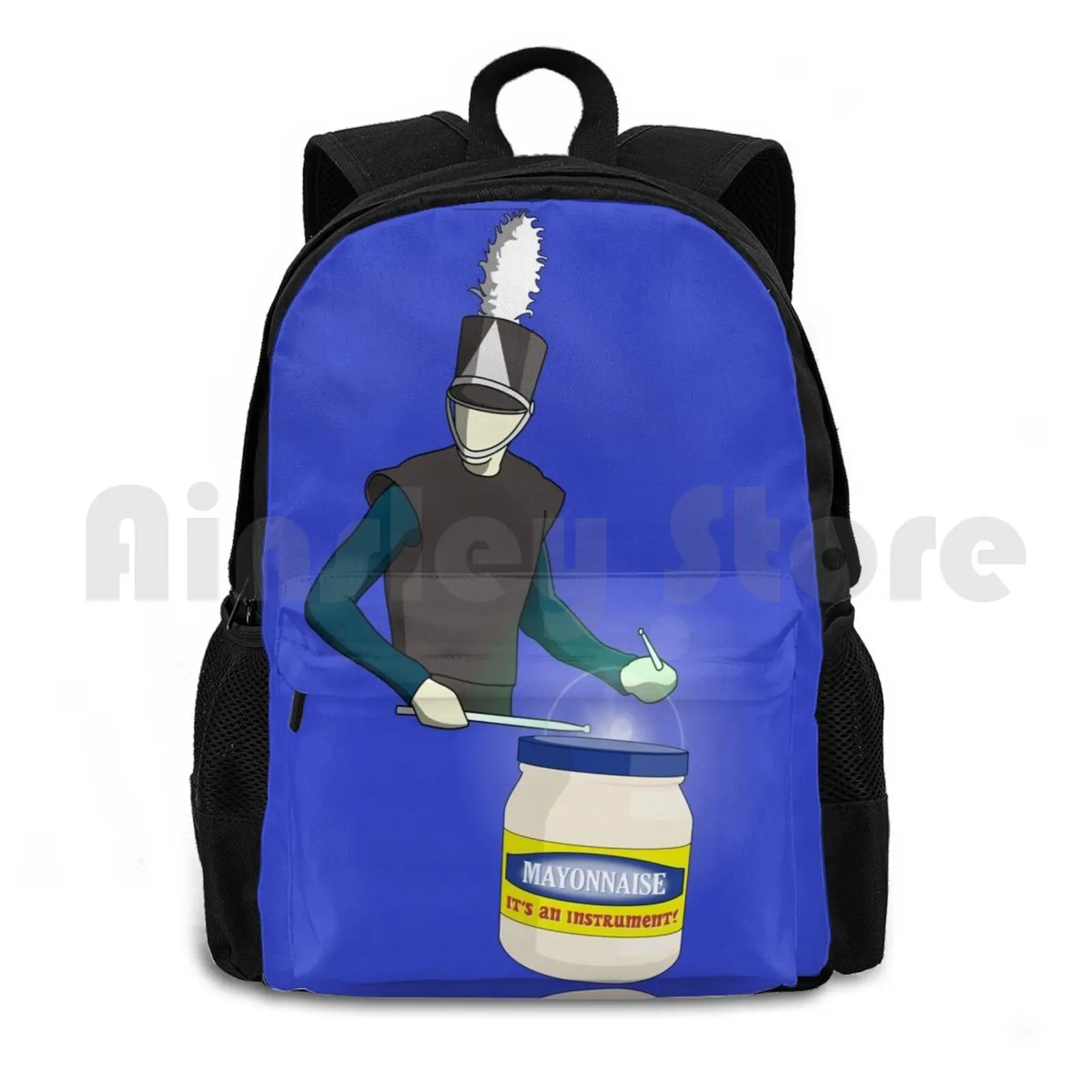 Mayonnaise : It's A Drum Outdoor Hiking Backpack Riding Climbing Sports Bag Marching Band Marching Band T Marching Band