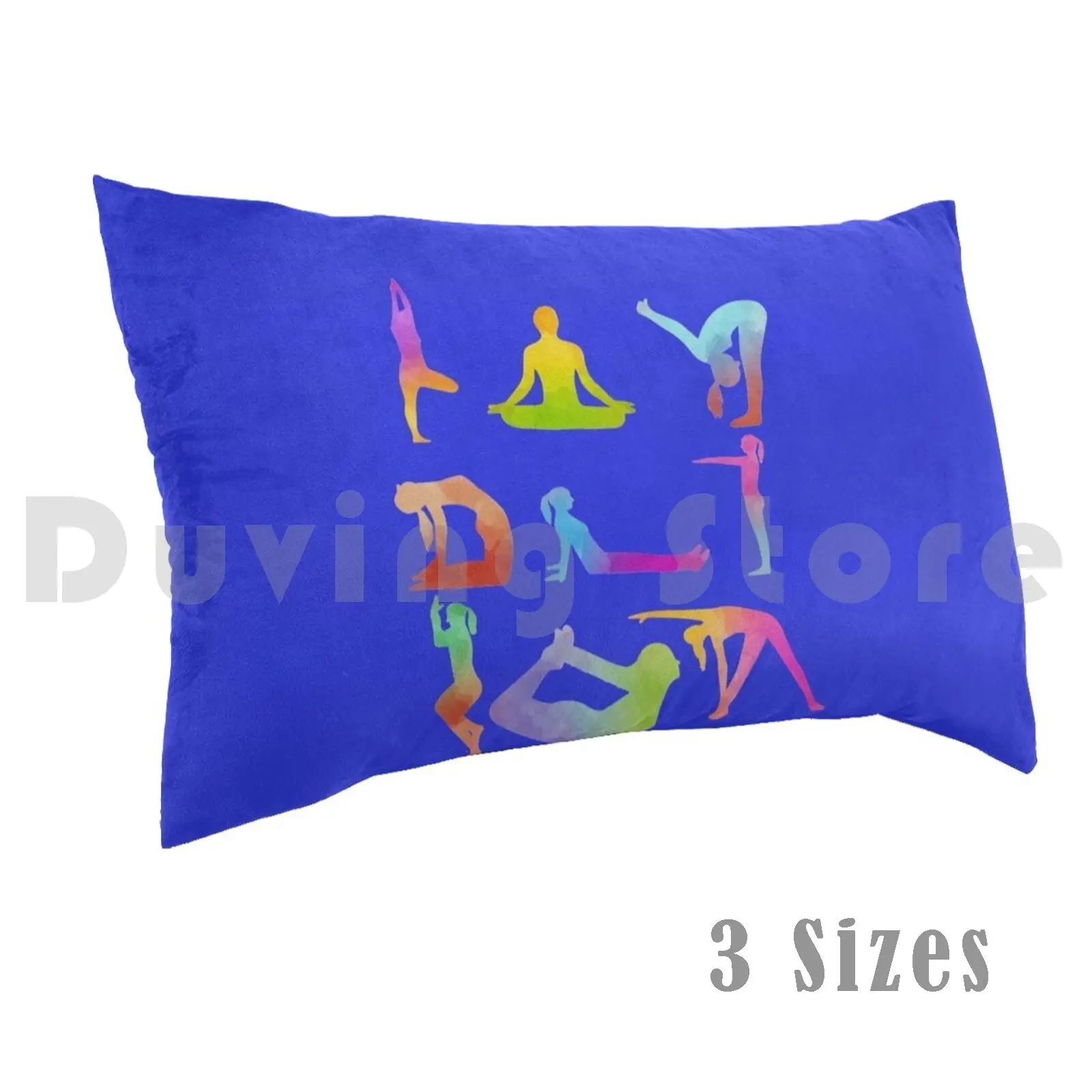 Pillow Case Poses Yoga-Funny Relax , Gift For Mother Sister 1382 Cat Yoga Catvasana