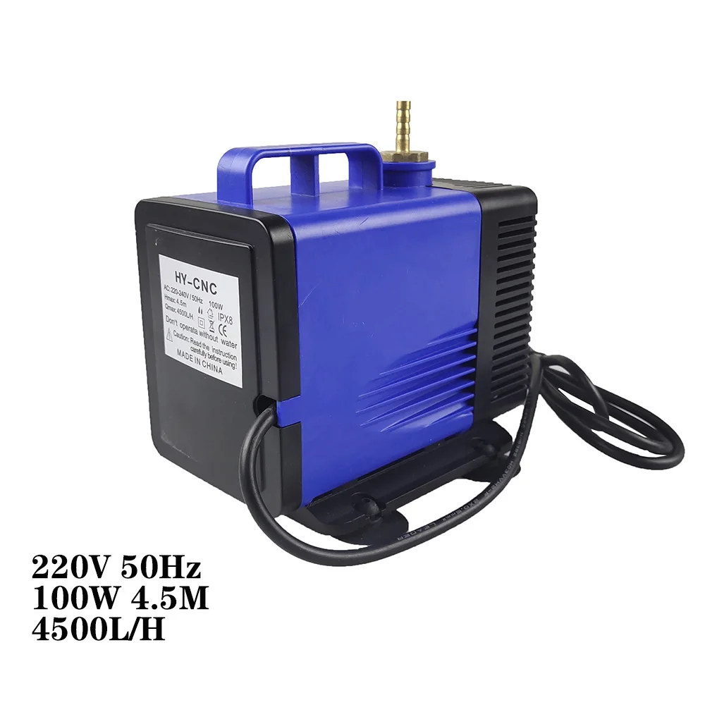 Chất Lượng Cao Đa Năng Máy Bơm Chìm 100W4.5M 4000L / H AC220V Đầu Vào Khắc Laser Và Cắt Spindlecooling
