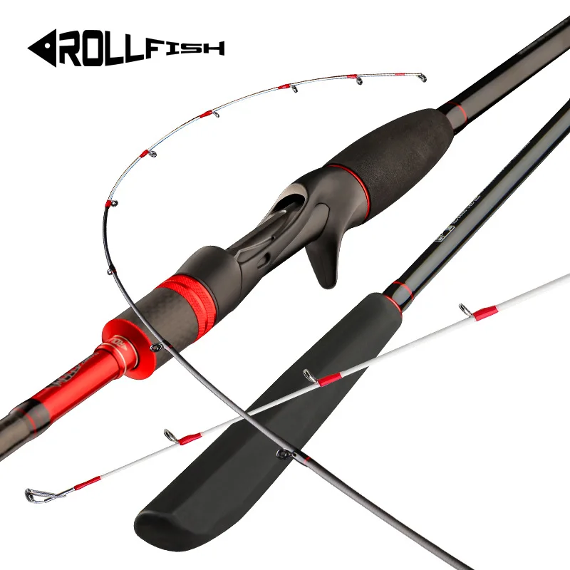 ROLLFISH Egi Rod Squid Lure Rod Spinning Casting Fishing Rod 1.66m 1.8m 2.0m 2.02m Shore Egi Slatwater Rods For Bargain Octopus