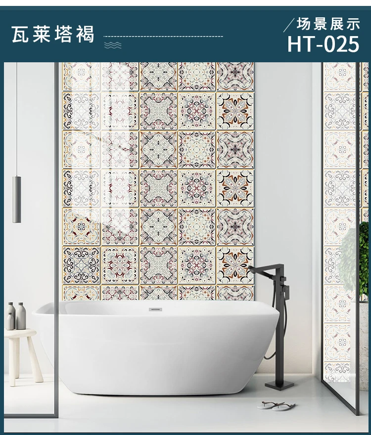 10 stücke Kristall Mandala selbst klebende PVC-Wanda uf kleber schälen und kleben wasserdichte Küche Bad Tapete Wohnzimmer Wand dekoration – Detail 20