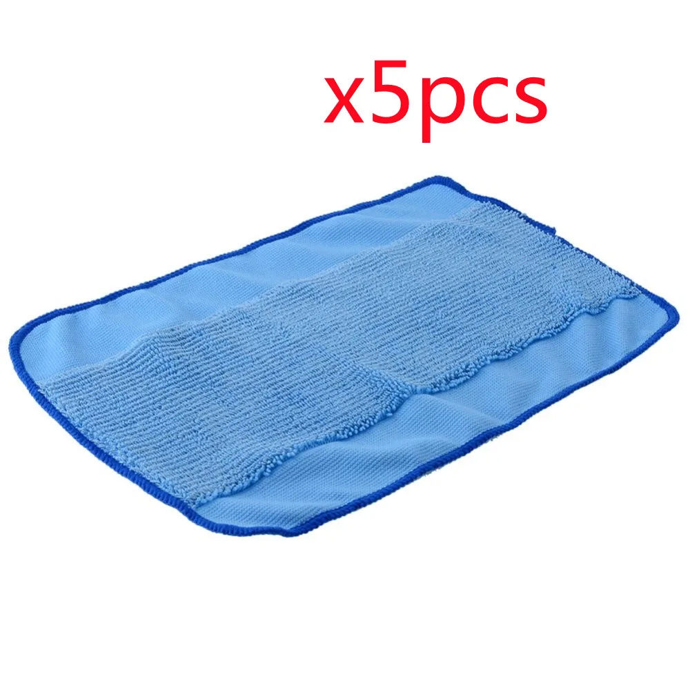 5 pezzi Lavabile In Microfibra Riutilizzabile Pulire Panni per iRobot Braava 380t 320 Menta 5200 Robot di Casa Essenziale