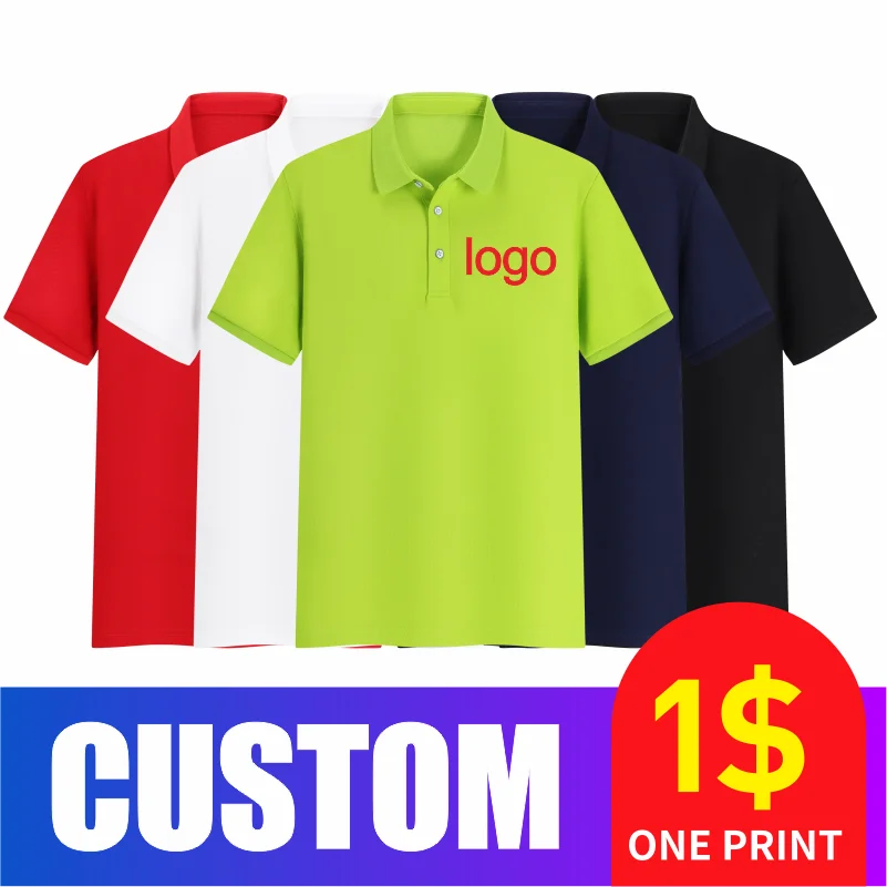 

COCT Short Sleeve Polo Shirt 2020 Custom Embroidered Business Casual Short Sleeve Top Personal Group Logo Customized POLO Shirt