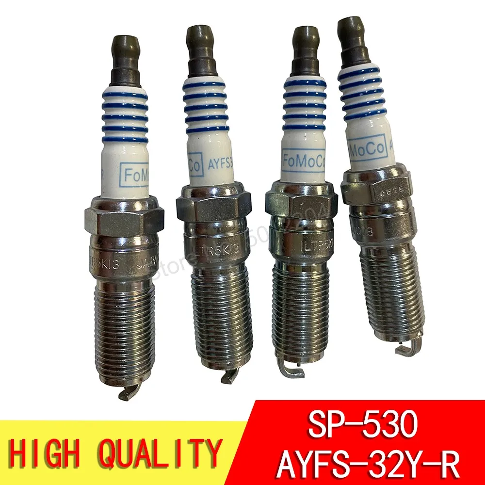 

4PCS SP-530 Motorcraft Iridium Spark Plug For Ford Escape Lincoln MKZ AYFS-32Y-R