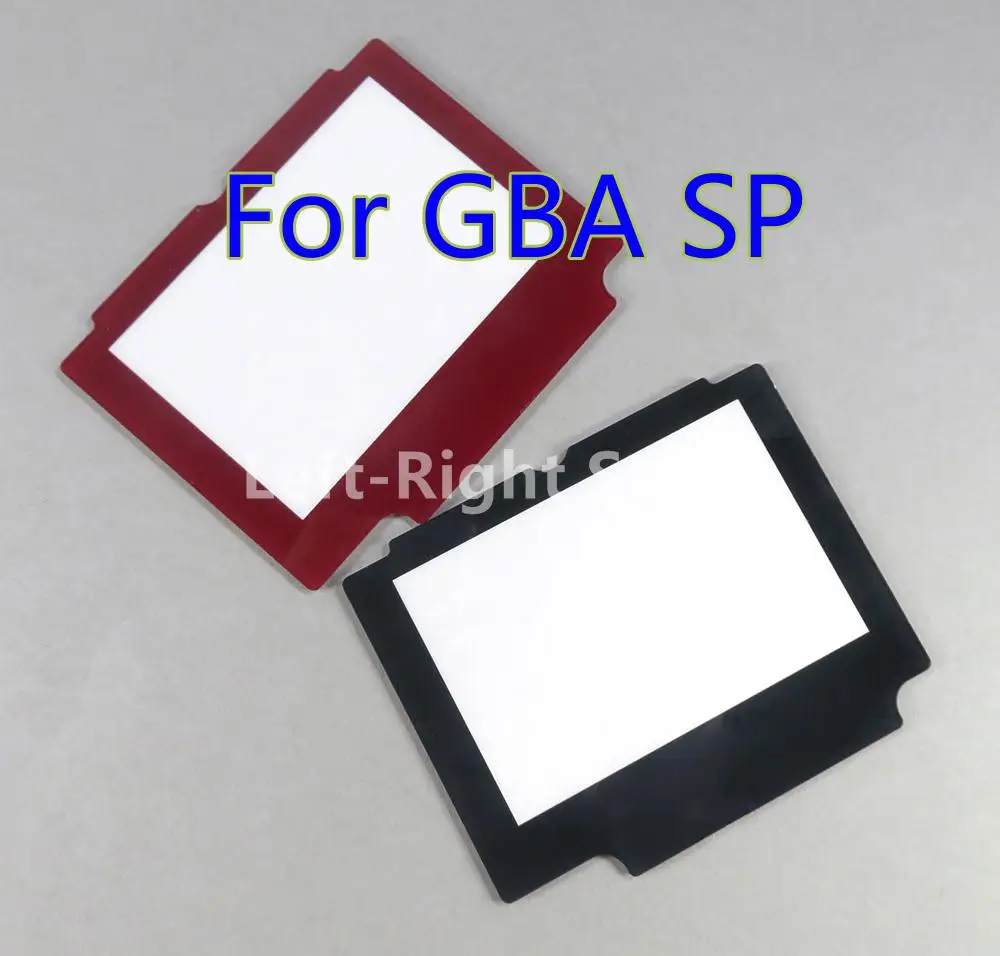 2pcs Replacement Plastic Glass Lens For GBA SP Screen Lens cover For Nintend Gameboy Advance SP Lens Protector W/ Adhensive