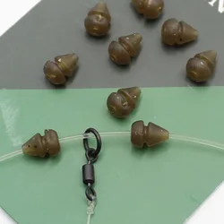 30PCS Accessori per la pesca alla carpa Perline per la pesca alla carpa Heli Chod Perline per impianti di perforazione per elicotteri Terminale per la pesca alla carpa Attrezzatura
