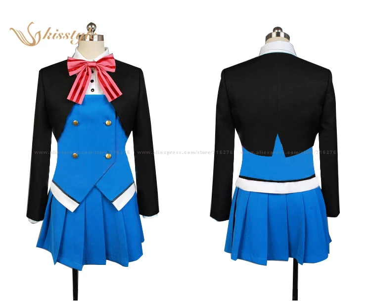 

Kisstyle Fashion Kin-iro Mosaic Shinobu Omiya Uniform Cosplay Clothing Costume