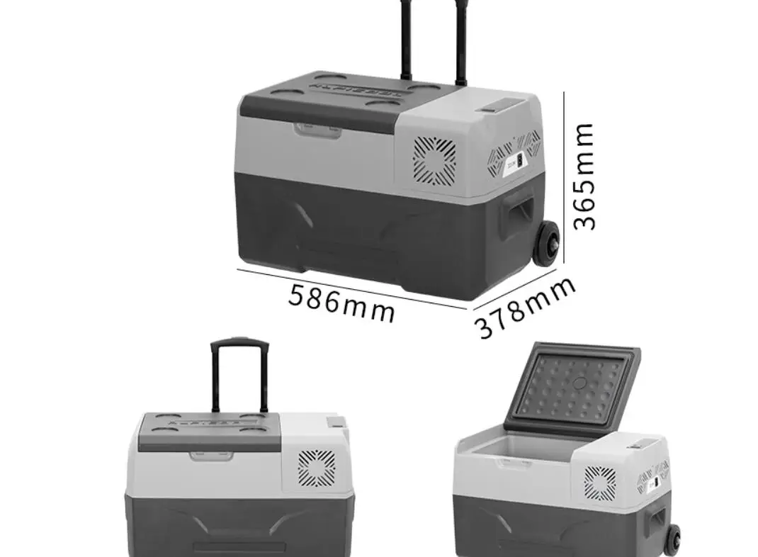 Przenośna mini lodówka domowy lodówka samochodowa Alpicool CX30 AC100-240V DC12/24V zewnętrzna pokrowiec na wózek do kompresora domowego