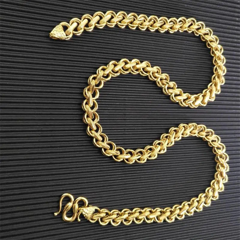 Schwere Hip-Pop-Klassische Kettenkette für Herren, Schmuck, 50cm 60cm 70cm Länge; 10mm Bandbreite – Detail 5