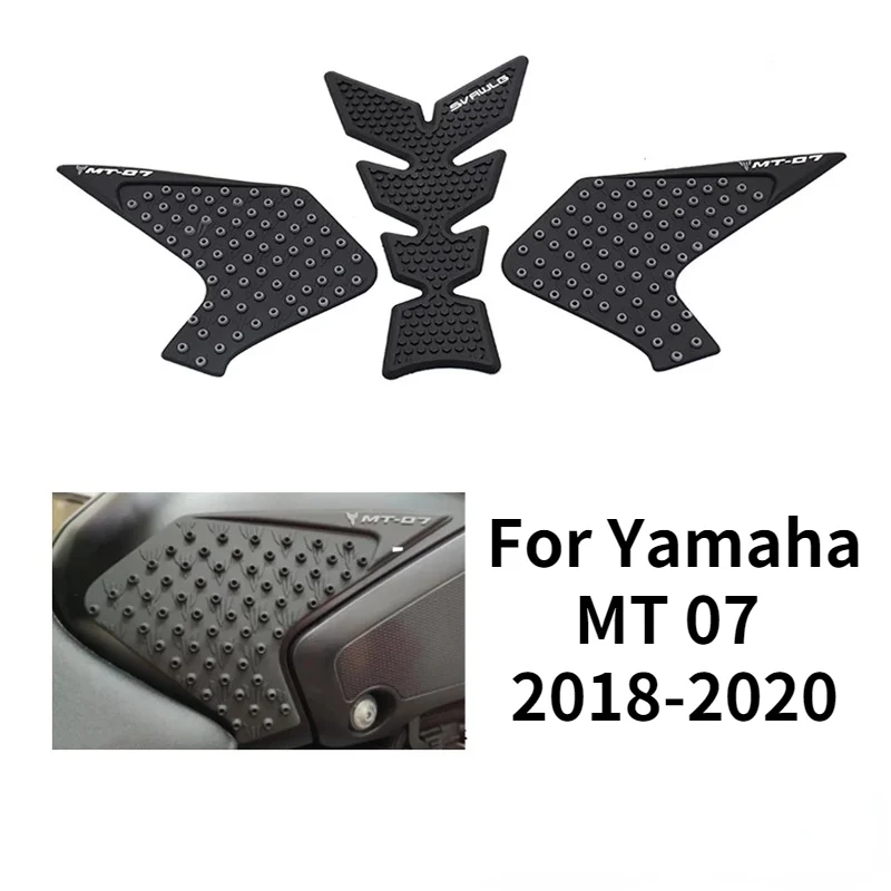 For Yamaha MT-07 MT07 2018 2019 2020 Protector Anti slip Tank Pad Sticker Gas Knee Grip Traction Side Pad 3M Decal