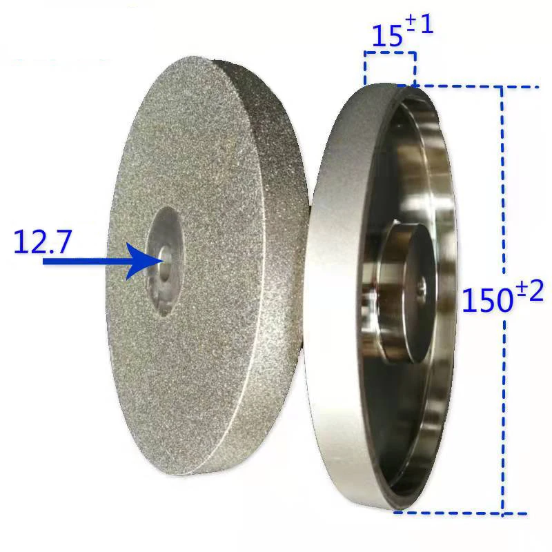 Customized Diamond Grinding Wheel Polishing Disc 6 Inch 150*15*12.7 Hole