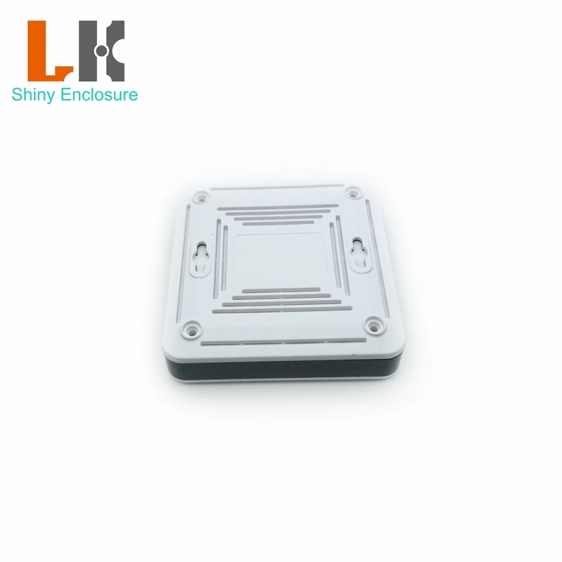 LK-R11 Plastic Wireless Router Distribution Enclosure Box Antenna Plastic Electronics Control Housing 120x120x25mm