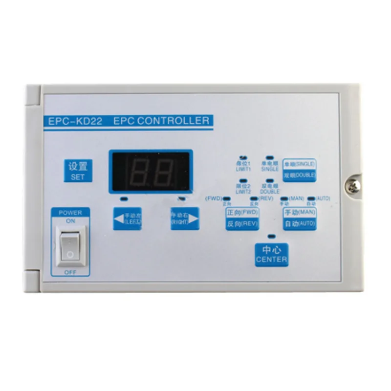 

Upgraded version EPC-KD22 high-precision correcting controller instead of EPC-D12 EPC-KD12 correcting photoelectric correcting