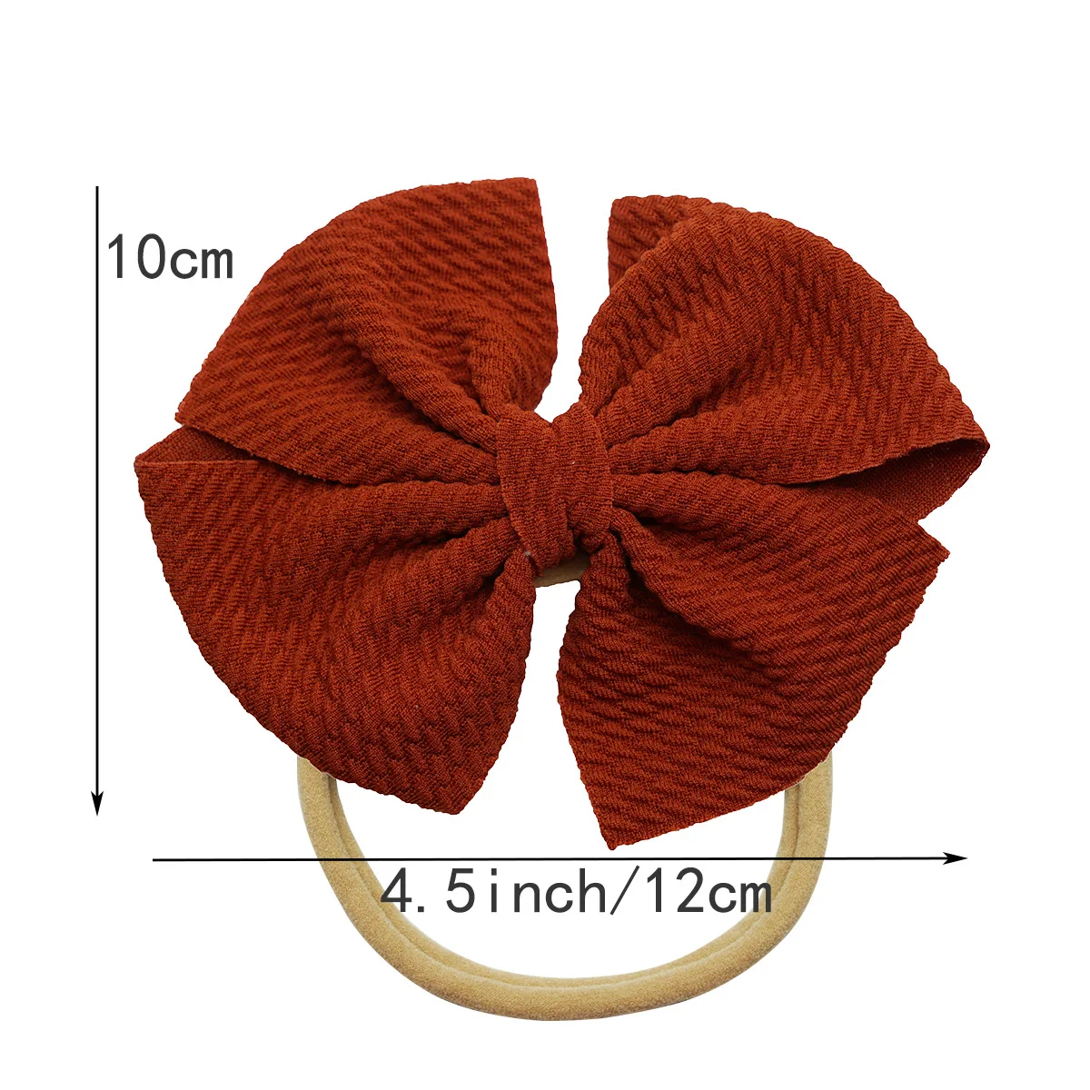 10PCS Baby Headbands Nylon Hairbands Hair Bows Elastics Bands for Girls Newborn Infant Toddler Children Hair Accessories