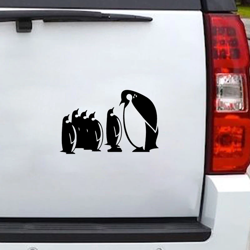 17 * 11cm Penguin Power Shaped Window Bumper Motorcycle Helmet Decoration Vinyl Car Waterproof Stickers New Hot Selling