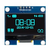 1.3" OLED Module 1.3 inch Display Module White/Blue 128X64SPI/IIC I2C Communicate Color 1.3 Inch OLED LCD LED Display Module 5