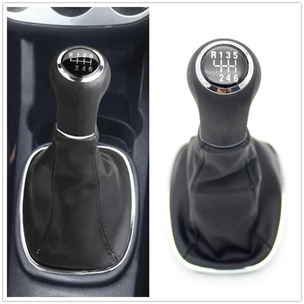 

5 / 6 Speed Car Shift Gear Knob With Leather Boot For OPEL VAUXHALL CORSA D 2006 2007 2008 2009 2010 2011 2012 2013 2014