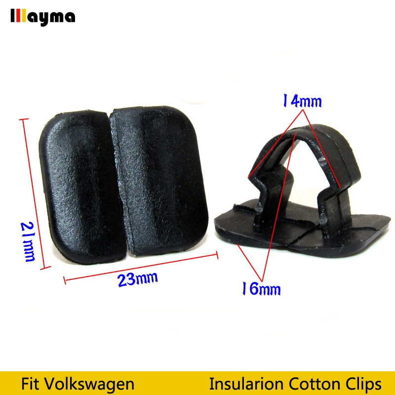 Engine Hood Insulation Pad Retainer Clips For Audi A4 A6 For VW Golf Jetta Passat CC Beetle Touareg 20pcs/set