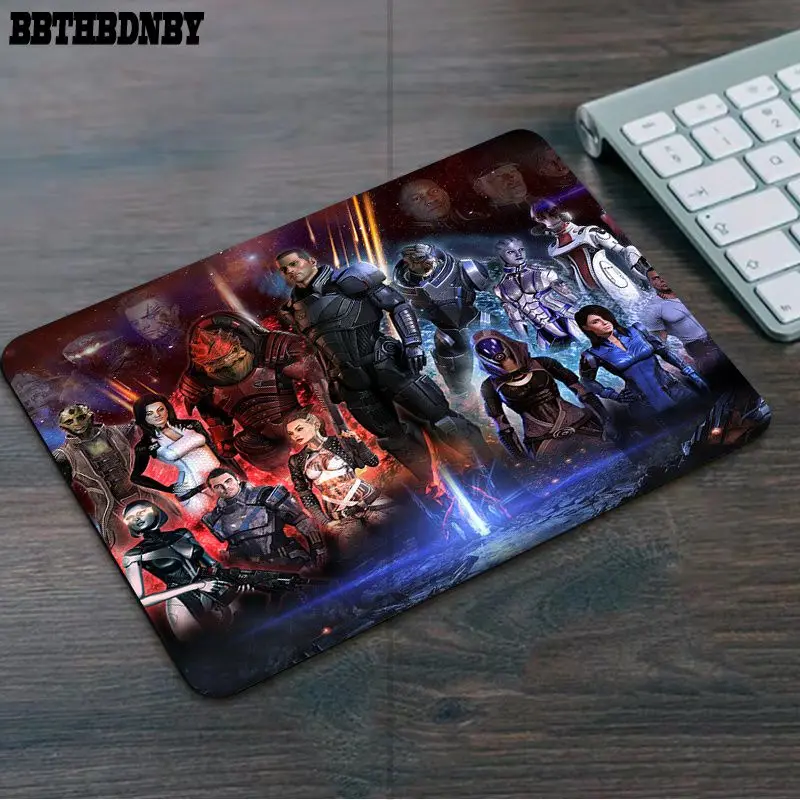 In Stocked N7 Mass Effect mouse pad gamer play mats Smooth Writing Pad Desktops Mate gaming mouse pad