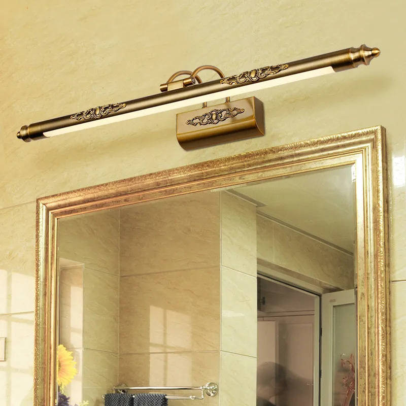

American retro bathroom moisture-proof anti-rust mirror front lamp LED living room bedroom simple painting front lamp LB101315