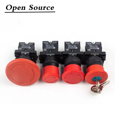 22mm 비상 정지 레드 버섯 푸시 버튼 스위치 XB2-ES442 ES542 ES642 BS142 자동 잠금/래칭 600V 10A Best5 22mm 비상 정지 레드 버섯 푸시 버튼 스위치 XB2-ES442 ES542 ES642 BS142 자동 잠금/래칭 600V 10A Best5