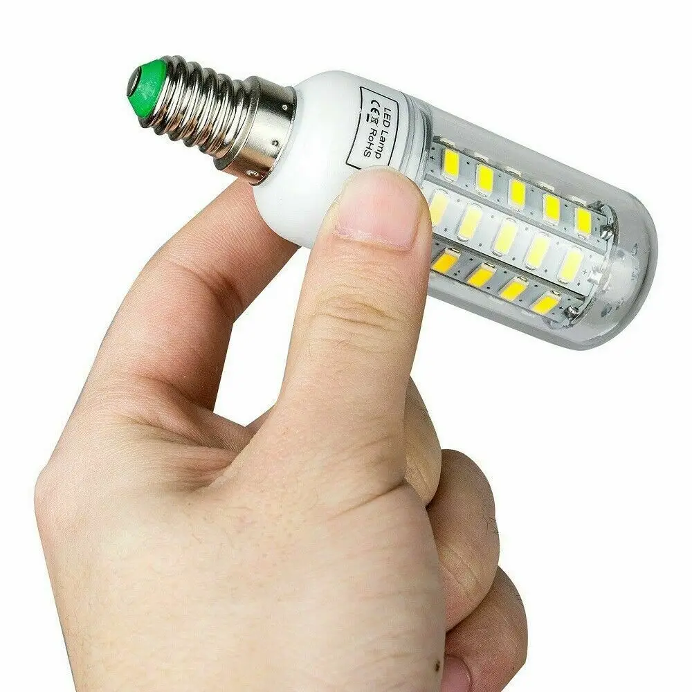 Super Brilho LED Lâmpadas de Milho, Lâmpada Ampola Branca, E27, E14, B22, G9, GU10 Parafuso, 24, 36, 48, 56, 69, 72, LED Chips, 220V, 7W-15W