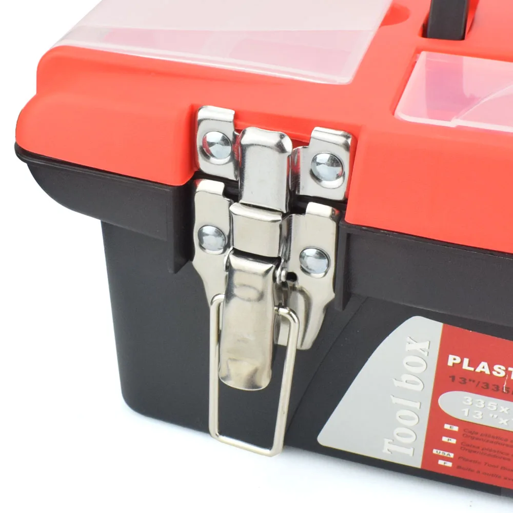 NEWACALOX Double-layer Tool Box Portable Multi-function Repair Tool Household Thickening Large Hardware Storage Box