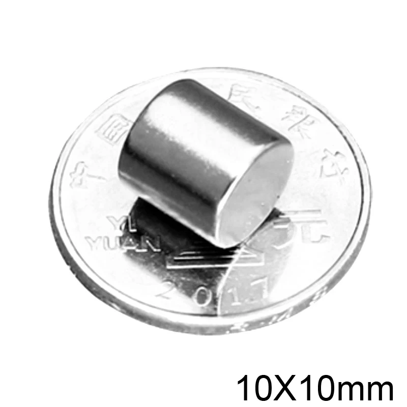 5/10/20/30/50pcs 10x10 mm Rare Earth Magnets Dia 10x10mm Round disc Magnet 10mmx10mm Permanent Neodymium Magnet 10*10