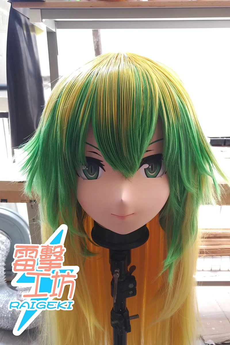 

(X-KM196)Quality Handmade Female/Girl Resin Japanese Cartoon Character Animego Cosplay Kigurumi Mask Crossdresser