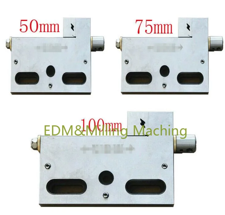 Wire EDM Machine High Precision Vise Stainless Steel 0-50mm 0-75mm 0-100mm Jaw Opening For CNC Service