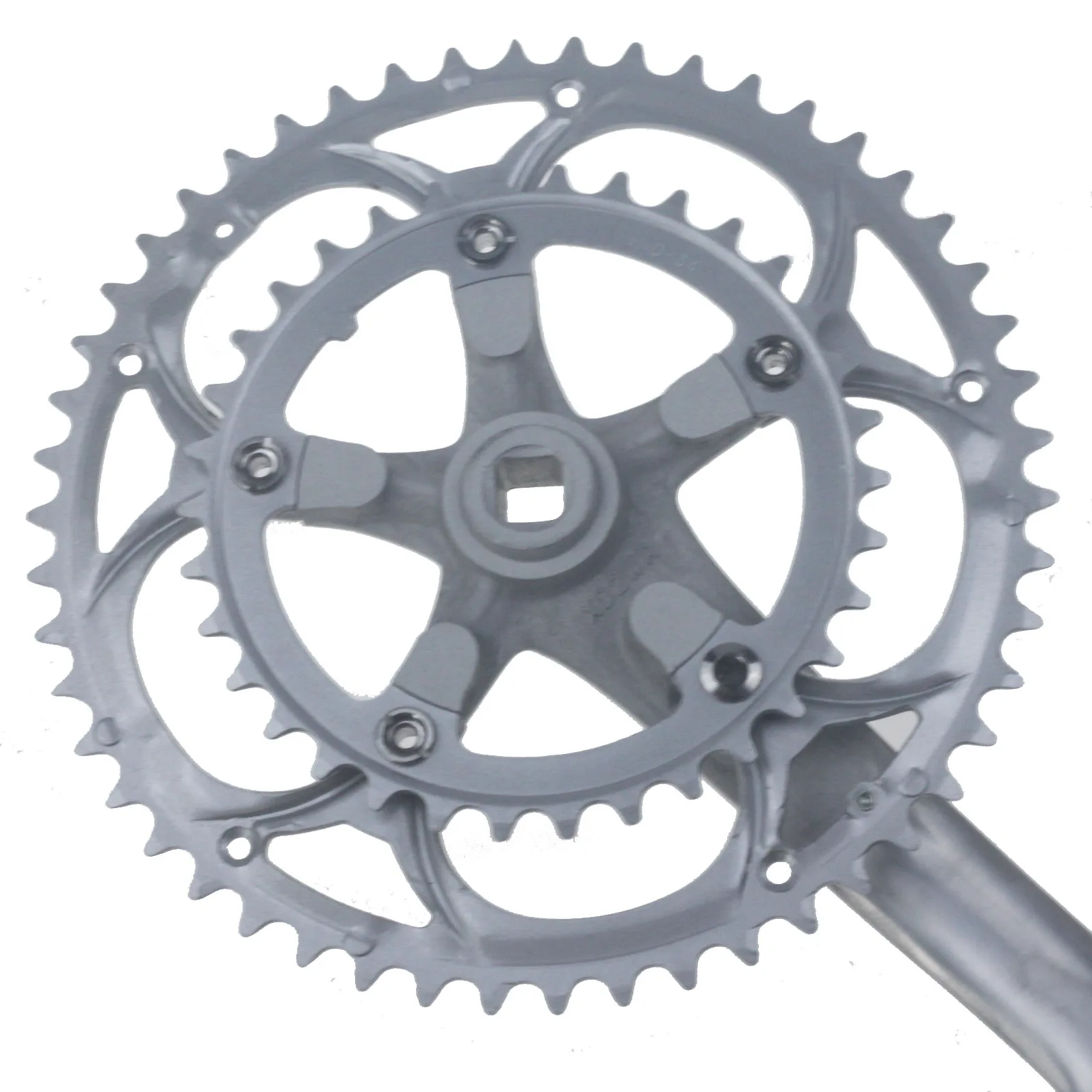 Road Bike Crankset Bicycle Aluminum Alloy 50-34T  8/9S Sprocket Square Hole Racing 170mm Crank Cycling Accessories