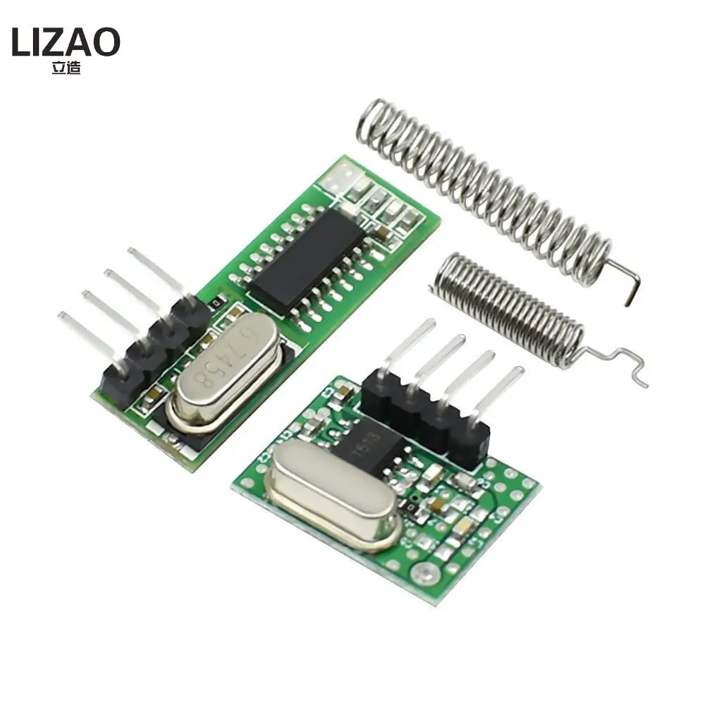 433 Mhz Superheterodyne RF Receiver and Transmitter Module 433Mhz Remote controls For Arduino uno Wireless module Diy Kits