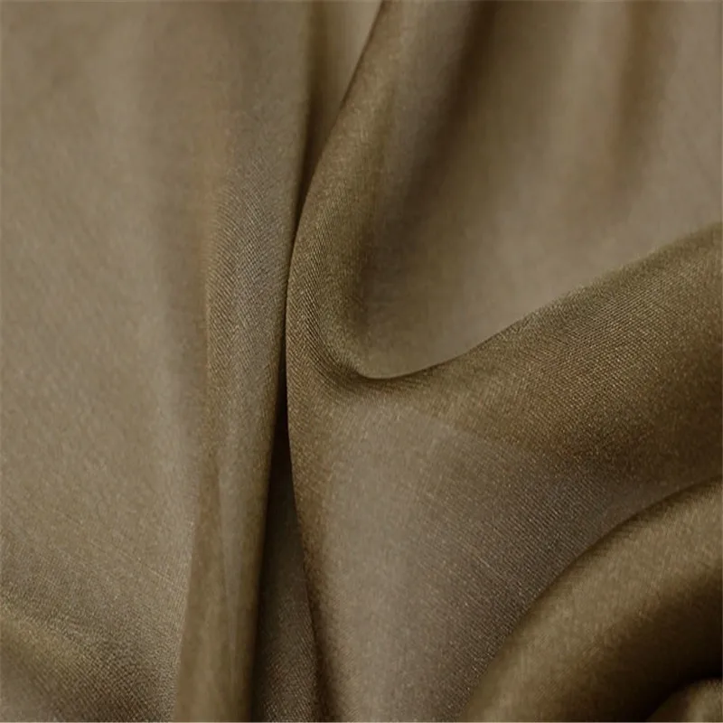 Fashionable Pure Natural Material High Quality Cheap Price Comfortable Colorful Silk Chiffon Fabric for Women Summer Dress Cloth