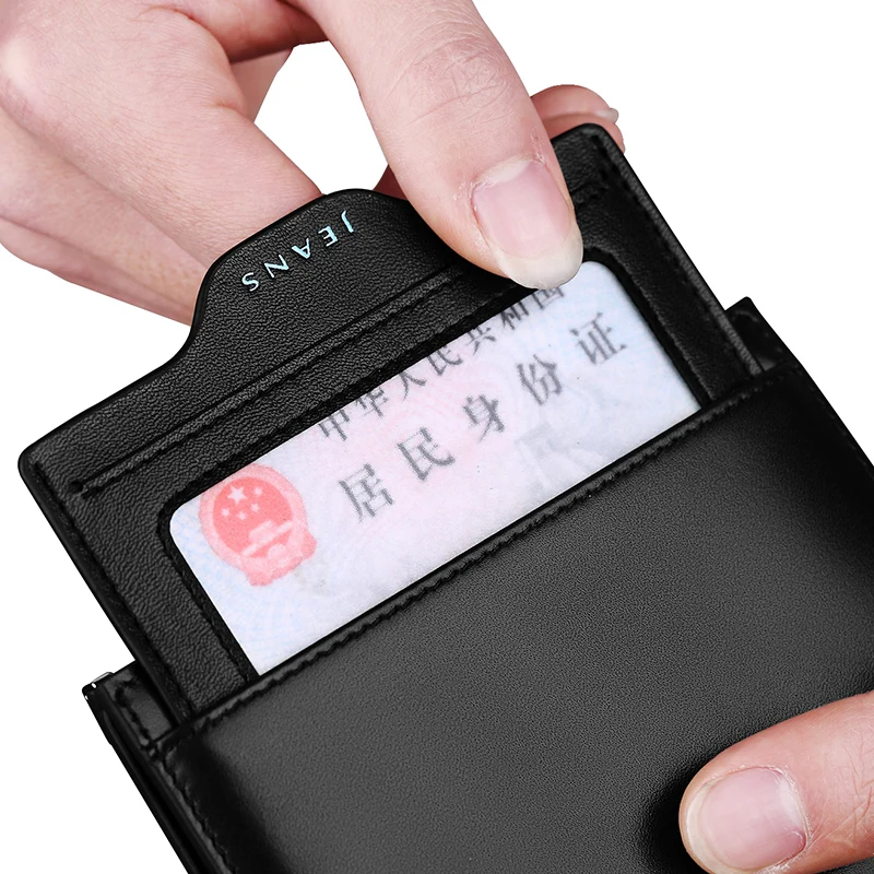 WILLIAMPOLO Leather Wallets Men Wallets Clutch Fashion Short Wallet Super Thin Mini Wallet Card Holder Billetera PL220