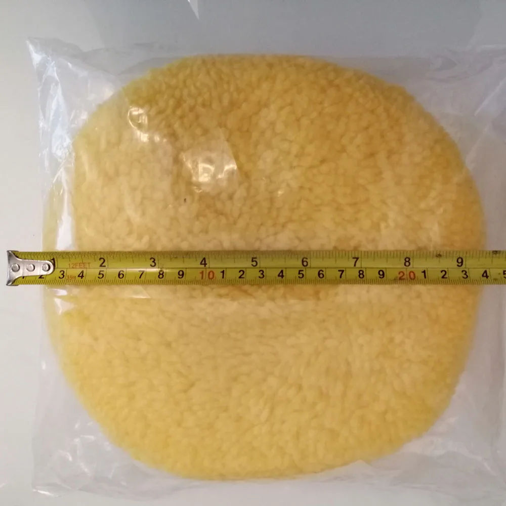 QIQIANYI 8inch Wool Polishing Pad Polishing Wool Disk Wool Burnishing Pad For Car Polisher Polishing Disk