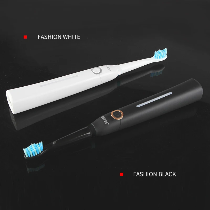 Seago Fast Rechargeable Sonic Toothbrush Electric Smart Automatic with Case Whitening Replacement Brush Head Adult Waterproof