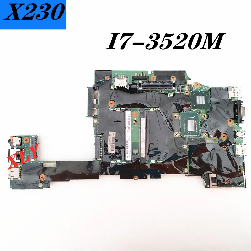 

for Lenovo Thinkpad X230 with SR0MU I7-3520M notebook motherboard DDR3 FRU:04X4604