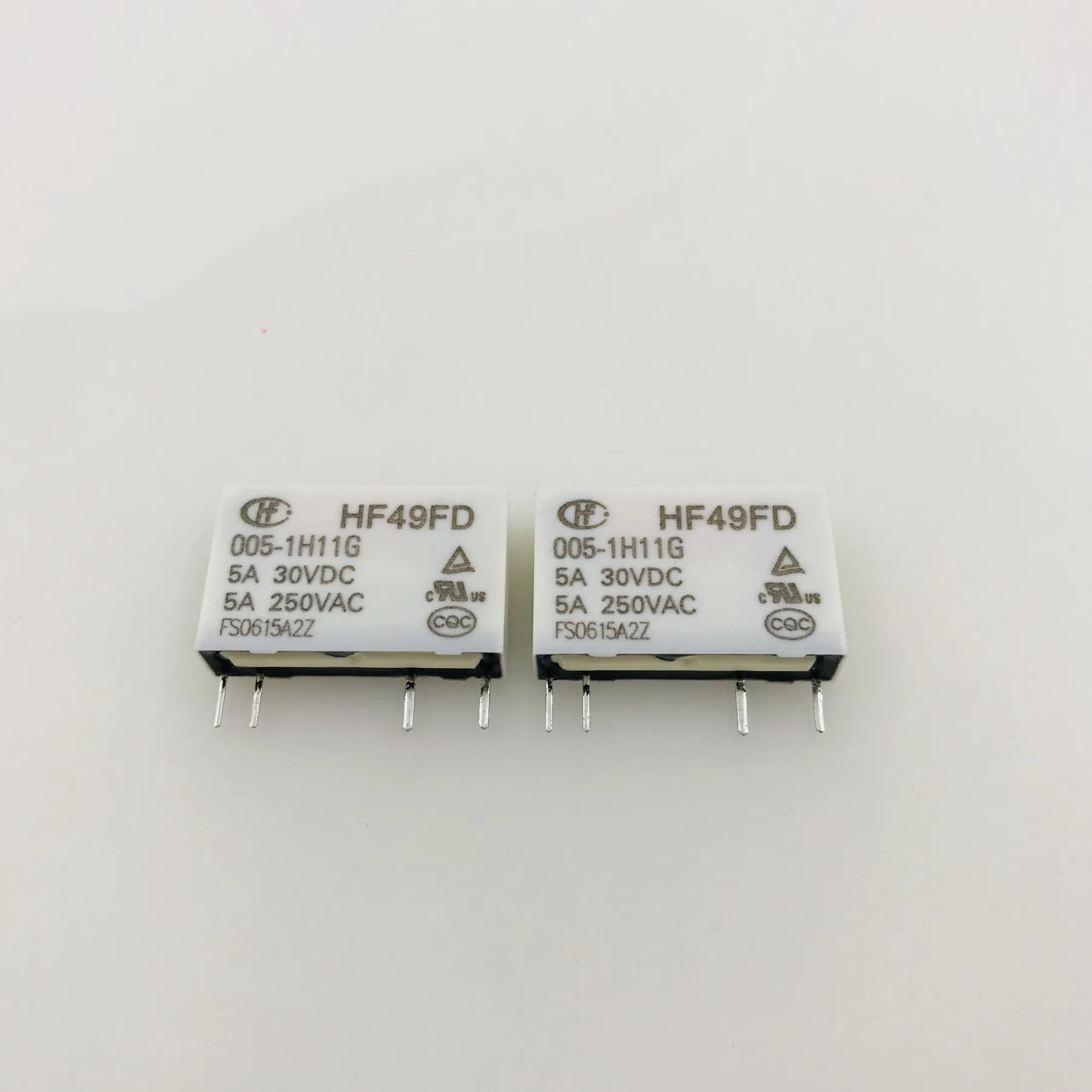 

HF49FD-005-1H11G 5VDC 5A 250VAC 5.08MM relays