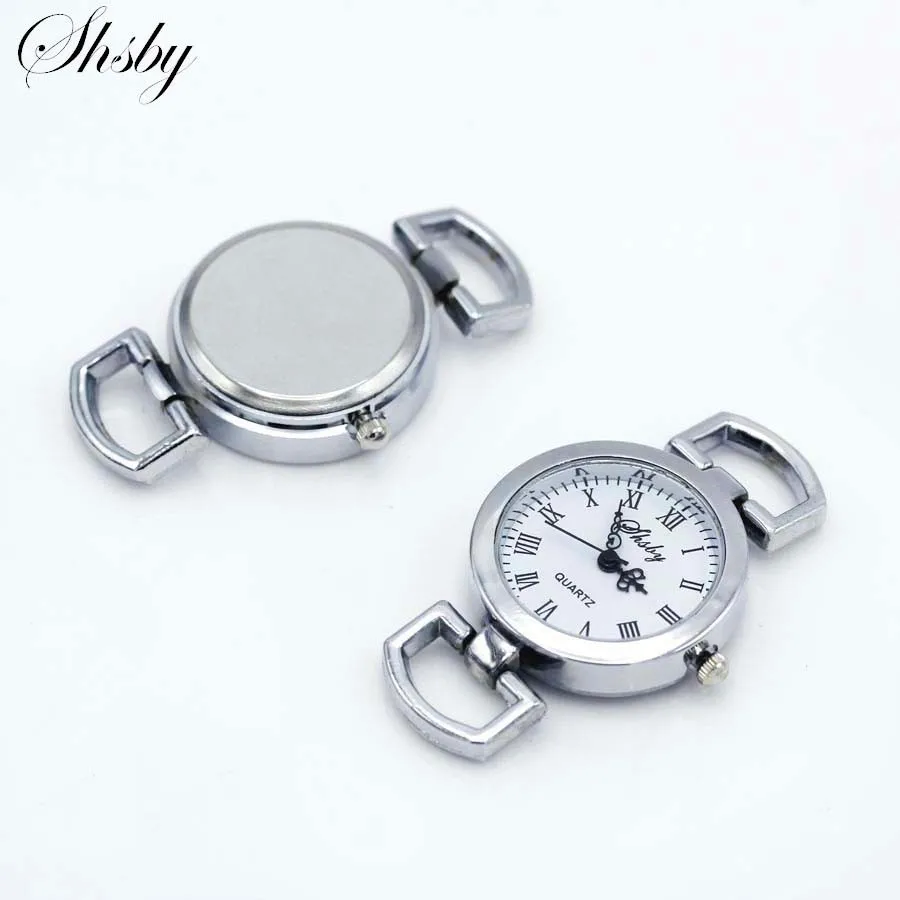 Shsby Diy Personality Silver Watch Header Roman Numerals Circle Watch Table Core Watchband Watch Accessories Wholesale