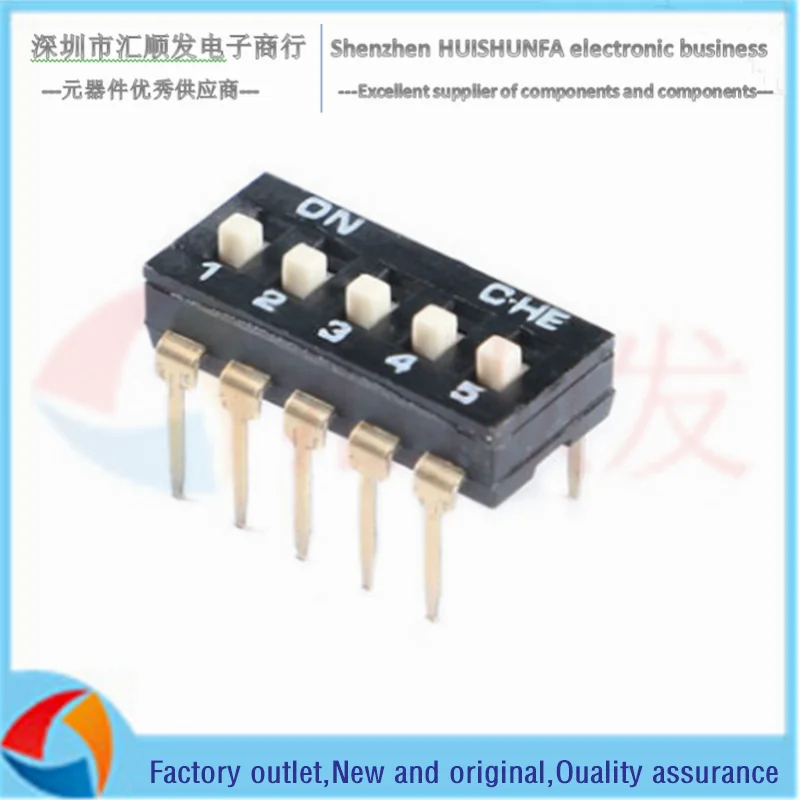 2PCS!!! 패치/인라인 DIP 스위치 2p 4p 6p 8p 토글/프로그래밍 스위치 블랙 피치 2.54MM