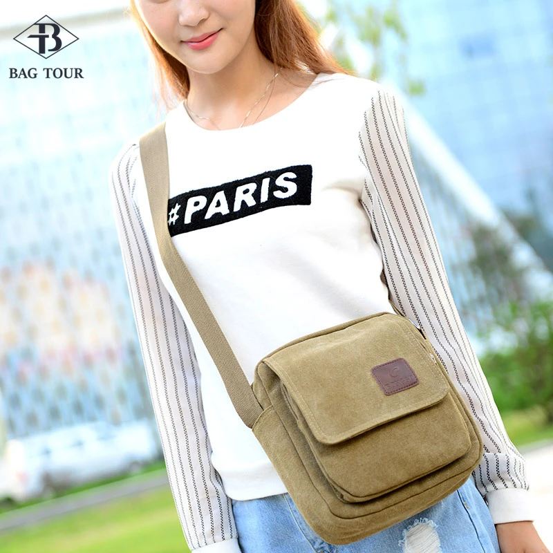 Light Shoulder Bags Vintage old coffee Color Messenger Strong Fabric Bags cheap stylish Crossbody Bags multifunction Brief