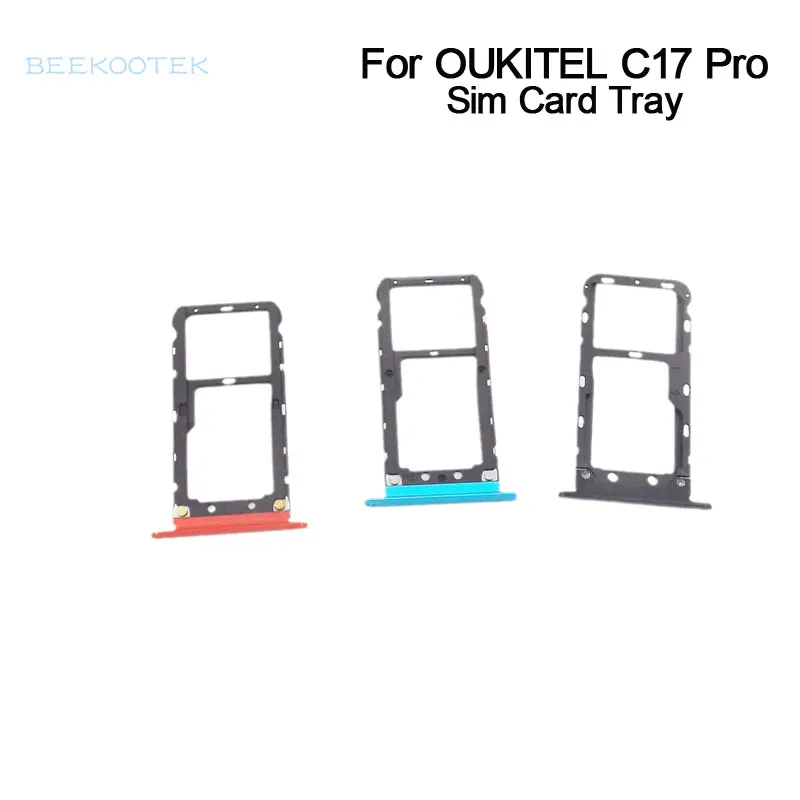 

New Original OUKITEL C17 PRO Card Tray Holder SIM Card Tray Sim Card Slot Holder Repalcement for C17 PRO Smartphone