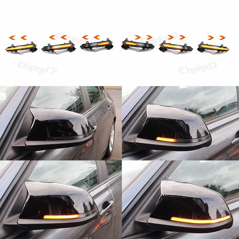 For BMW 1 Series F20 F21 116i 118i 120i 125i 130i 2012 - 2016 Dynamic LED Side Rearview Mirror Turn Signal Light Indicator