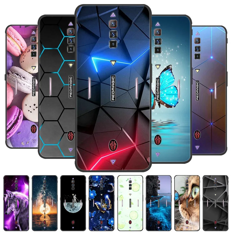 For Nubia Red Magic 6 Pro 6 Case Silicon Back Cover Phone Case for ZTE Nubia Red Magic 6 Pro Cases Soft bumper coque Magic6 Pro