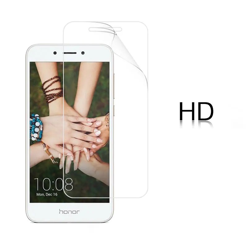 Front Clear HD Glossy Film For Huawei Honor 6 Plus 6A Pro 6C 6x 7 7C 7i 8 Lite Matte Anti-glare Film Cover With Cleaning Tools