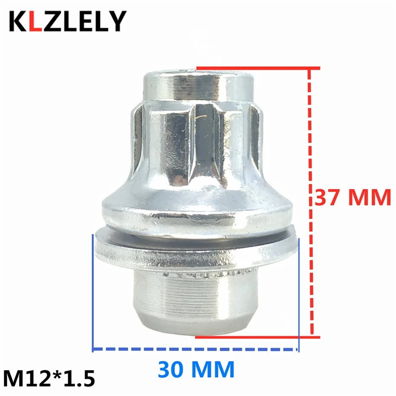 1 zestaw M12 * 1.5 Anti-Theft standardowe nakrętki kół dla JAGUAR F typu XF S-pyte CCX X-pyte CF1 typu F XE X760 XF CC9 XF X260 XJ