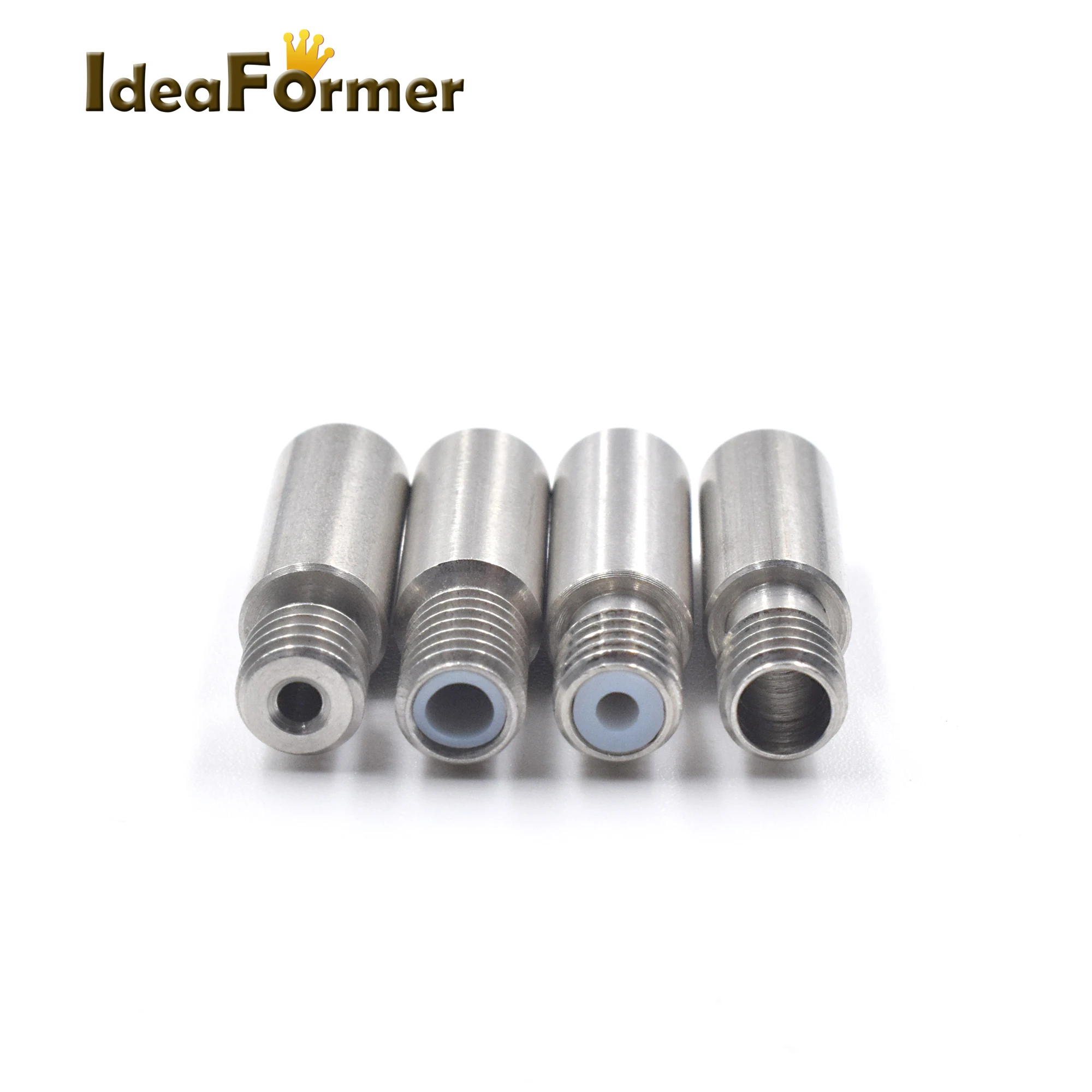 3D Printer Parts Chimera Extruder Heat Break E3D V6 Dual Hotend J-head Throat Bore 4.1/All Metal/With Telfonto tube 23mm/1.75mm
